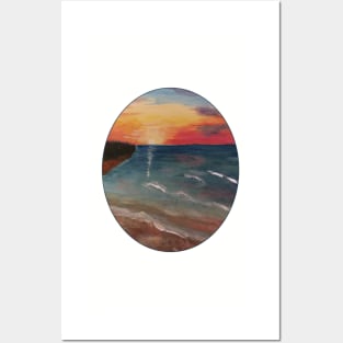 Beach Sunset Posters and Art